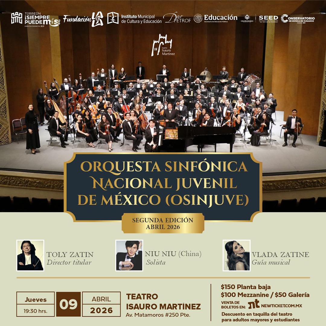 Orquesta Sinfónica Nacional Juvenil de México (OSINJUVE)